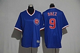 Chicago Cubs #9 Javier Baez Blue Cooperstown New Cool Base Stitched Jersey,baseball caps,new era cap wholesale,wholesale hats